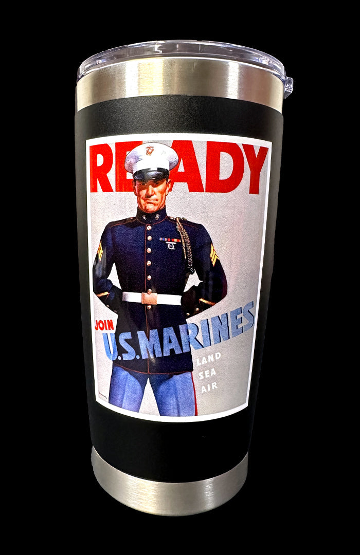 USA Propaganda Posters No. 3 U.S. MARINES Recuritment Poster 1917 & 1942