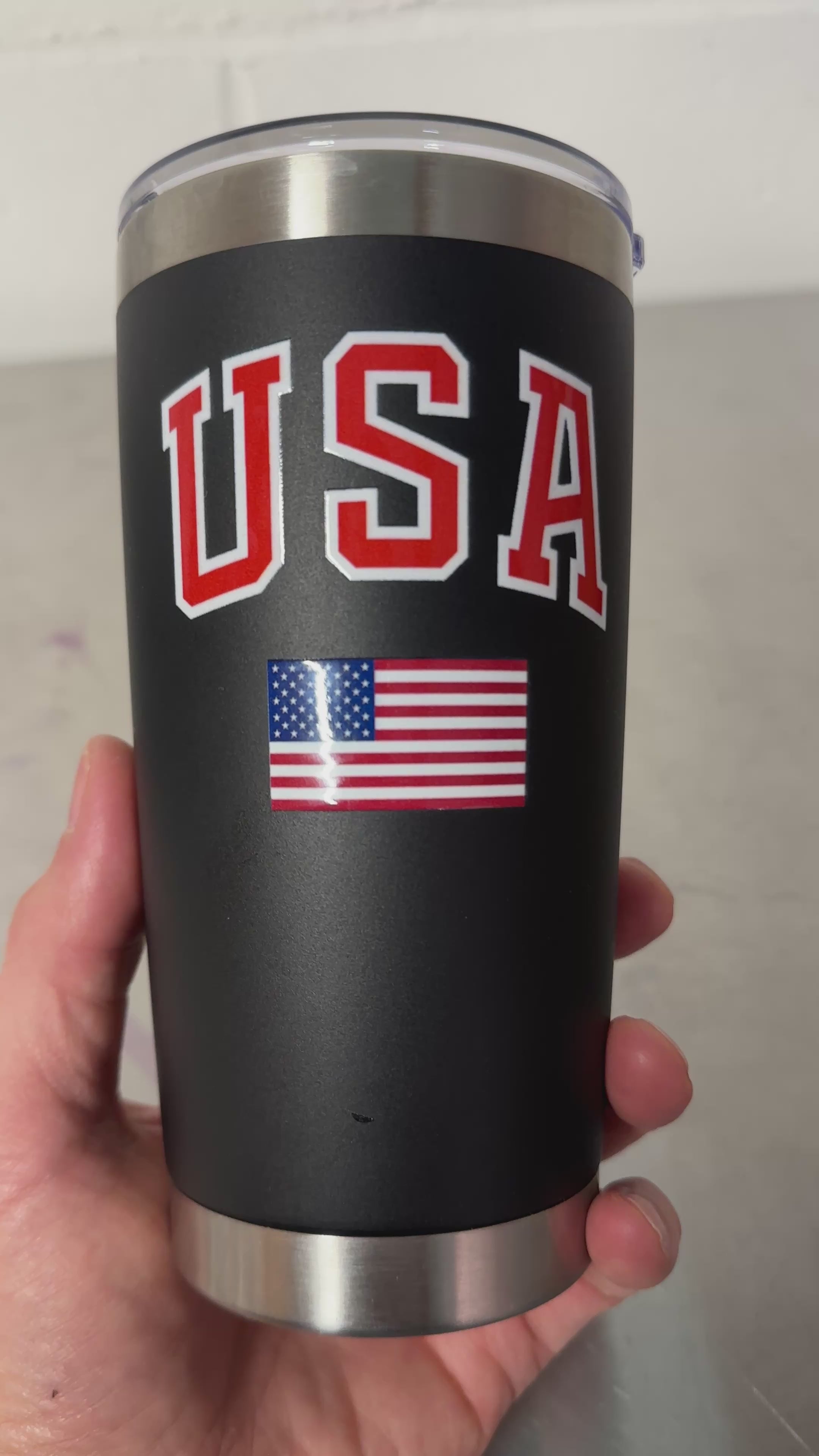 "USA COLLEGIATE LOGO" Cup